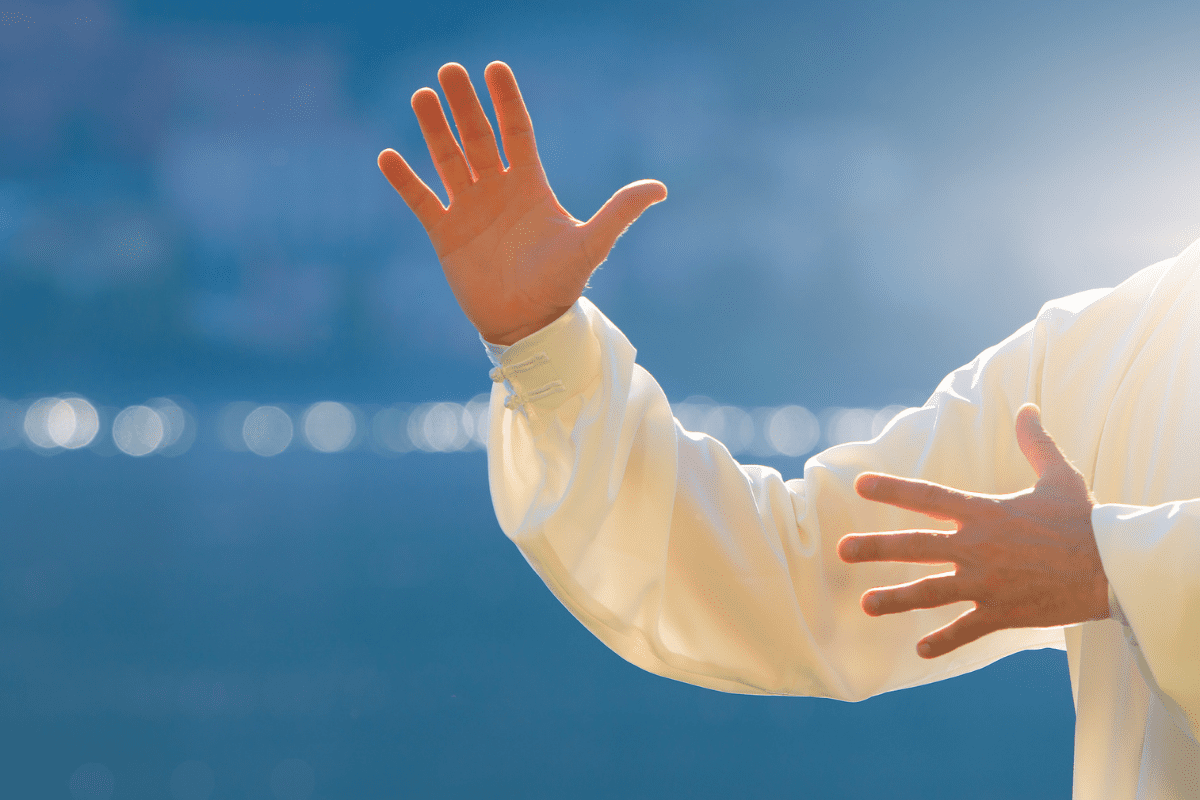 Qigong Master Demonstrating Qigong